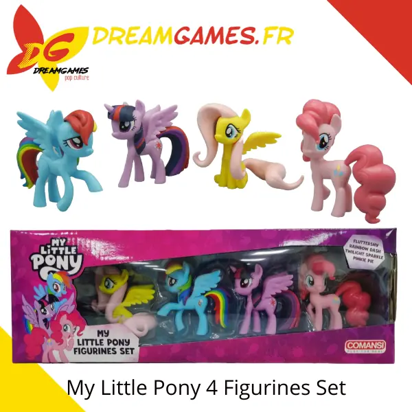 My Little Pony 4 Figurines Box
