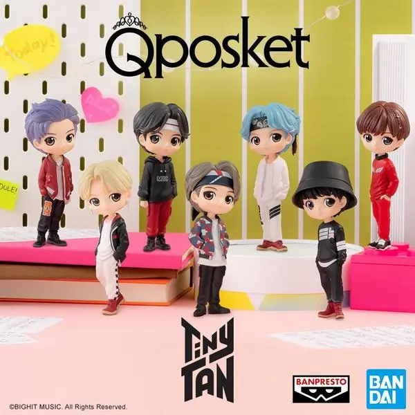 Q Posket BTS Tiny Tan Mic Drop Diorama
