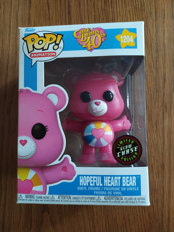 Funko PoP Care Bears 1204 Hopeful Heart Bear Chase Bisounours (Not mint) 2