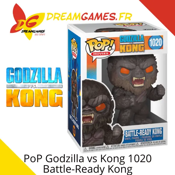 Funko PoP Godzilla vs Kong 1020 Battle Ready Kong