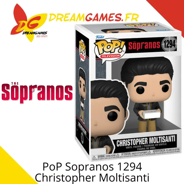 Funko PoP Sopranos 1294 Christopher Moltisanti Box