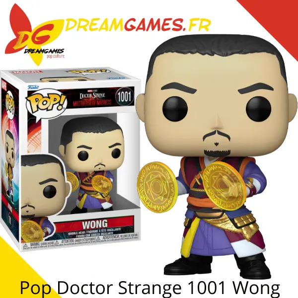 Funko Pop Doctor Strange 1001 Wong Box Fig