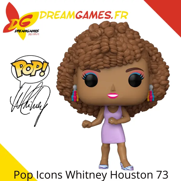 Funko Pop Icons Whitney Houston 73 Fig