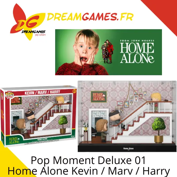 Funko Pop Moment Deluxe 01 Home Alone Kevin Marv Harry