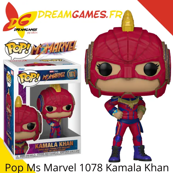 Funko Pop Ms Marvel 1078 Kamala Khan Box Fig