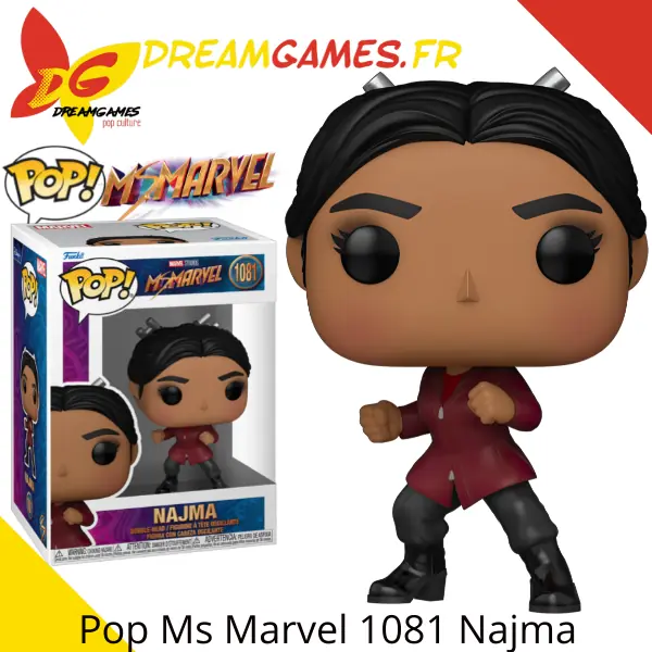 Funko Pop Ms Marvel 1081 Najma Box Fig