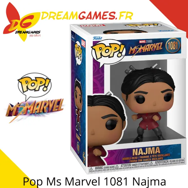 Funko Pop Ms Marvel 1081 Najma Box