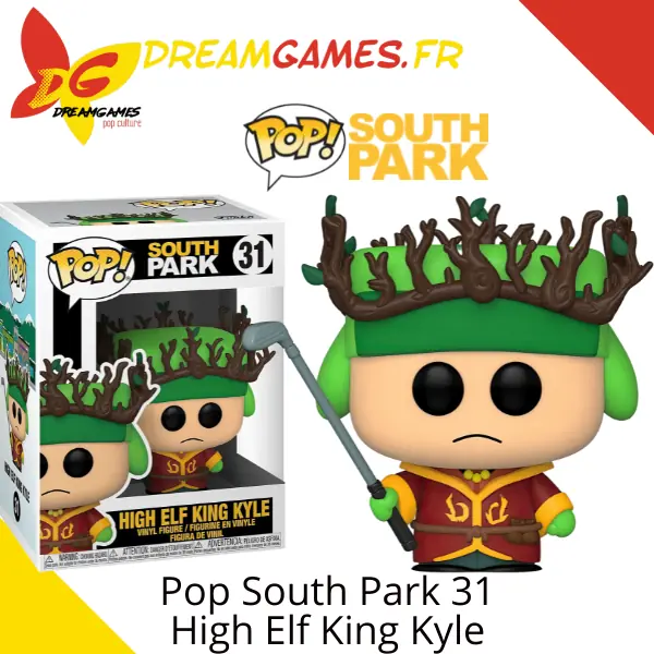 Funko Pop South Park 31 High Elf King Kyle Box Fig