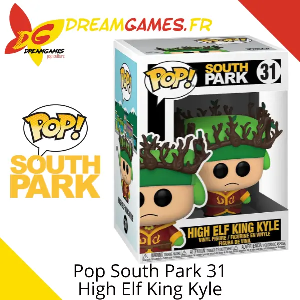 Funko Pop South Park 31 High Elf King Kyle Box