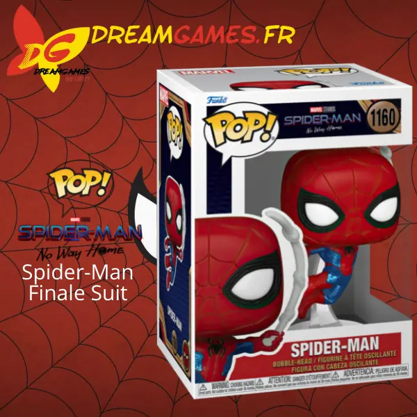 Funko Pop Spider-Man No Way Home 1160 Spider-Man Finale Suit Box
