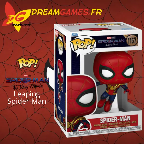 Funko Pop Spider-Man No Way Home 1157 Spider-Man Leaping