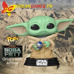 Funko Pop Star Wars Boba Fett 584 Grogu with Armor Fig