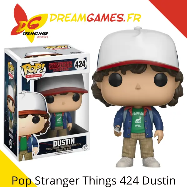 Funko Pop Stranger Things 424 Dustin