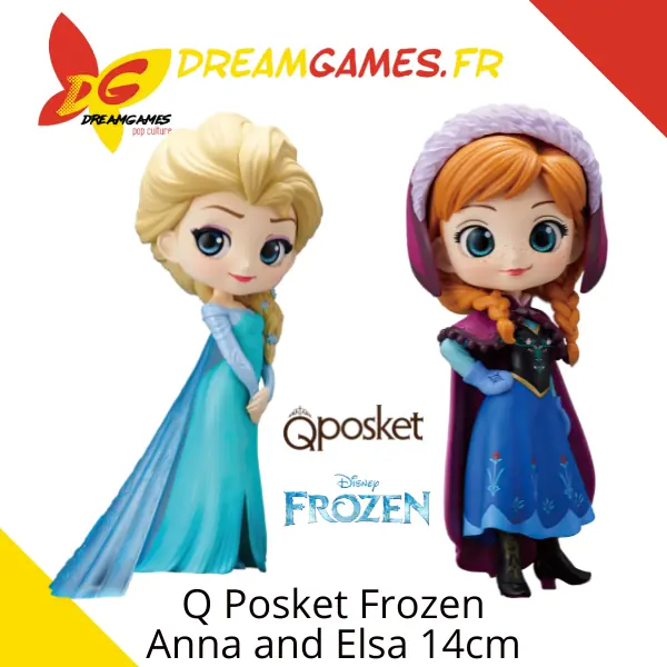 Q Posket Frozen Anna and Elsa 14cm 03