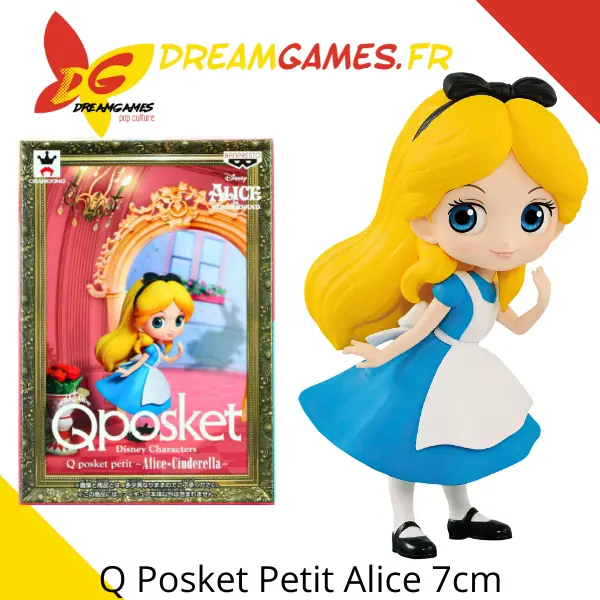 Q Posket Petit Alice 7cm Disney
