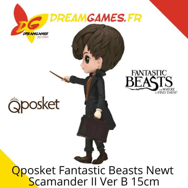 Q Posket Fantastic Beasts Newt Scamander II Ver B 15cm 02