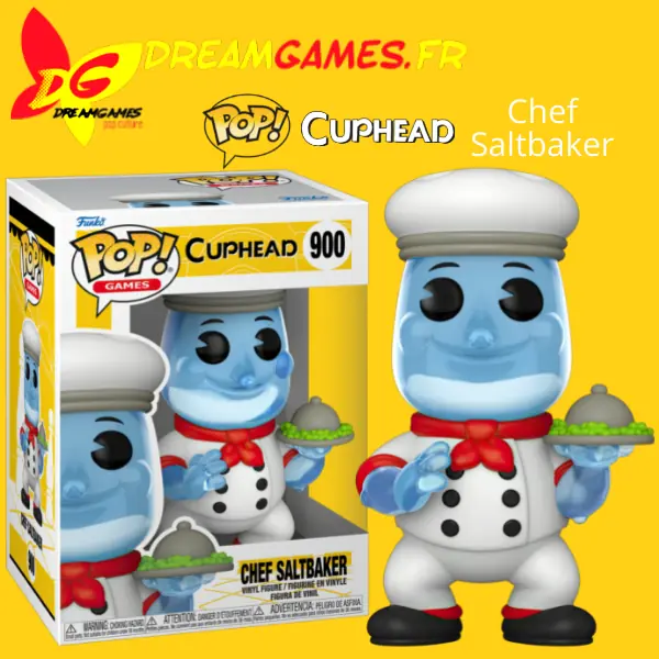 Funko Pop Cuphead 900 Chef Saltbaker Box Fig