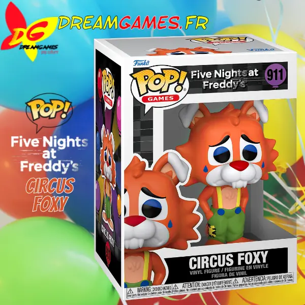 Funko Pop Five Nights at Freddys 911 Circus Foxy Box