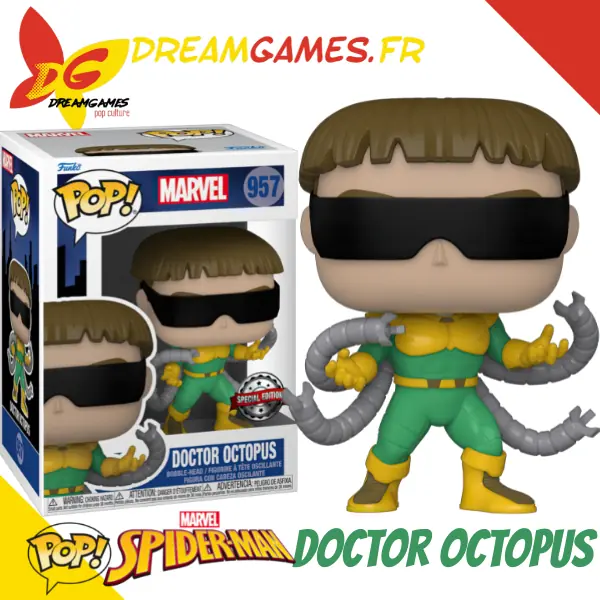Funko Pop Marvel Animated Spider Man 957 Doctor Octopus Special Edition Box Fig