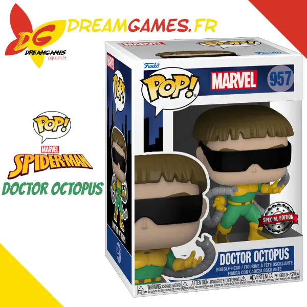 Funko Pop Marvel Animated Spider Man 957 Doctor Octopus Special Edition Box