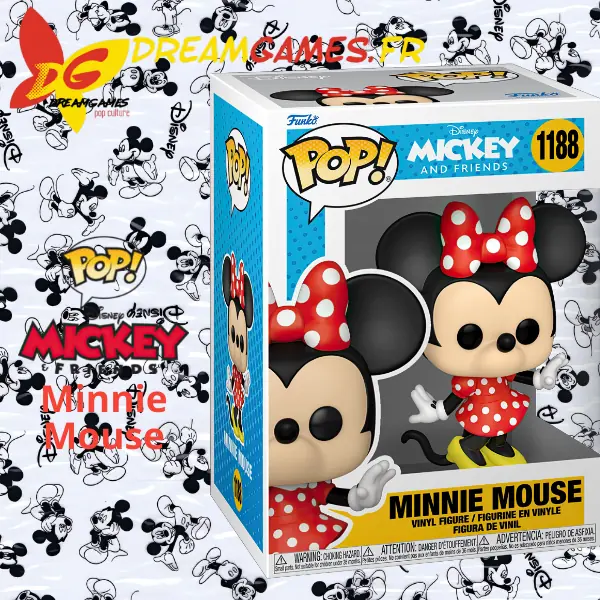Funko Pop Mickey and Friends 1188 Minnie Mouse Box