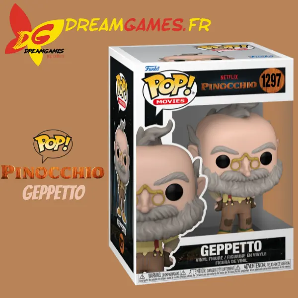 Funko Pop Netflix Pinocchio 1297 Geppetto