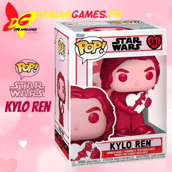 Funko Pop Star Wars 591 Kylo Ren Valentine Day Box