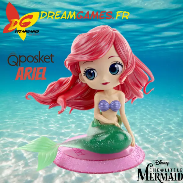 Q Posket The Little Mermaid Ariel Glitter 10cm