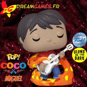 Funko Pop Coco Miguel with Guitar 1237 Glow Special Edition Fig