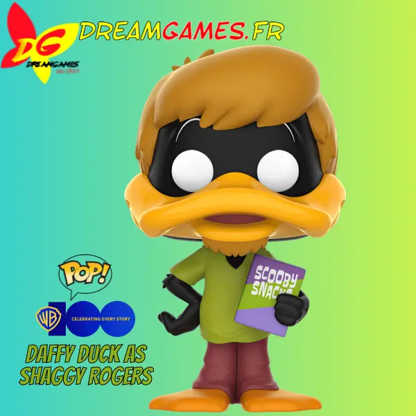 Funko Pop Daffy Duck as Shaggy Rogers 1240 WB 100th