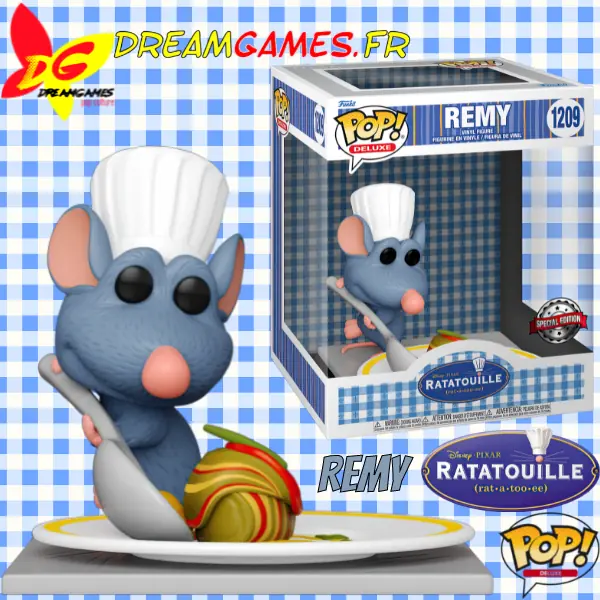 Funko Pop Deluxe Ratatouille Remy 1209 Special Edition Box Fig