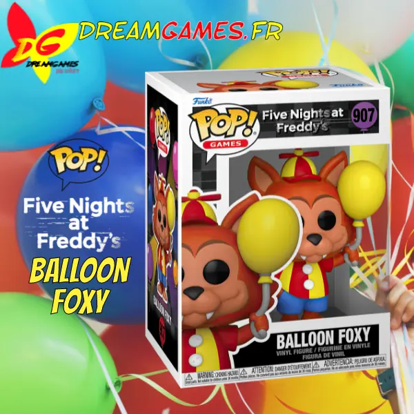 Funko Pop Five Nights at Freddys Balloon Foxy 907 Box