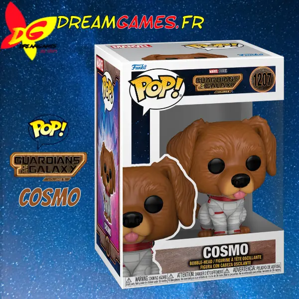 Funko Pop Guardians of the Galaxy 3 Cosmo 1207 Box