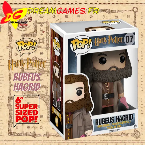 Funko Pop Harry Potter Rubeus Hagrid 07 Old Box