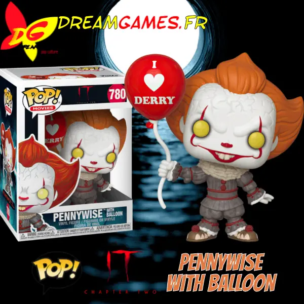 Funko Pop IT Chapter Two Pennywise with Balloon 780 Box Fig