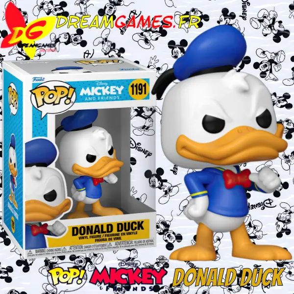 Funko Pop Mickey and Friends Donald Duck 1191 Box Fig