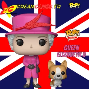 Funko Pop Royals Queen Elizabeth II with Corgi 01 Fig