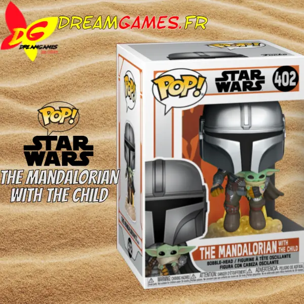 Funko Pop Star Wars The Mandalorian with the Child 402