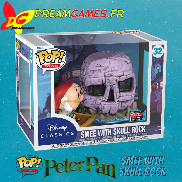 Funko Pop Peter Pan Smee with Skull Rock 32 2022 Fall Convention