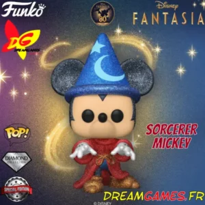 Funko Pop Fantasia Sorcerer Mickey 990 Diamond Special Edition Fig Image Funko