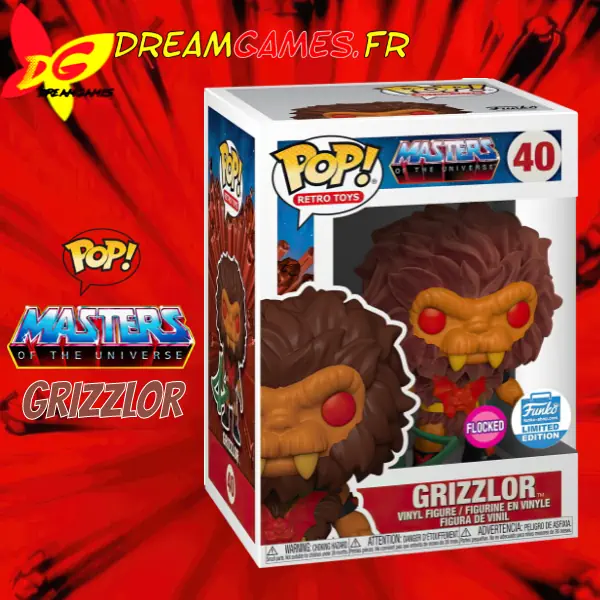 Funko Pop Masters of the Universe Grizzlor 40 Flocked Limited Edition