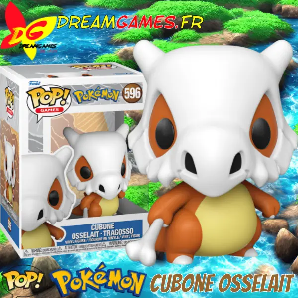 Funko Pop Pokémon Cubone Osselait 596 Box Fig