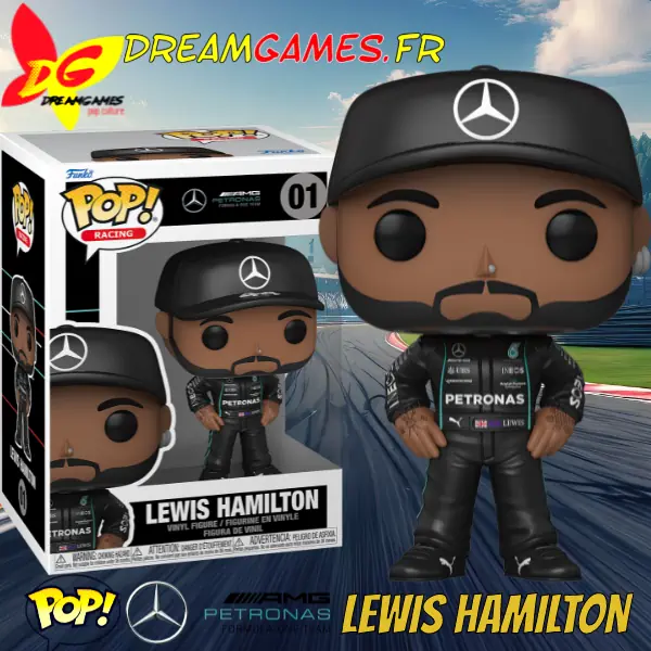 Funko Pop Racing Lewis Hamilton 01 Box Fig