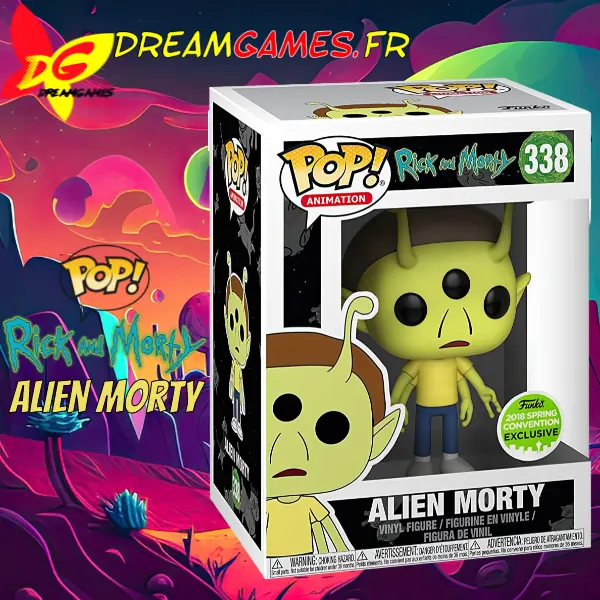Funko Pop Rick and Morty Alien Morty 338 2018 Spring Convention