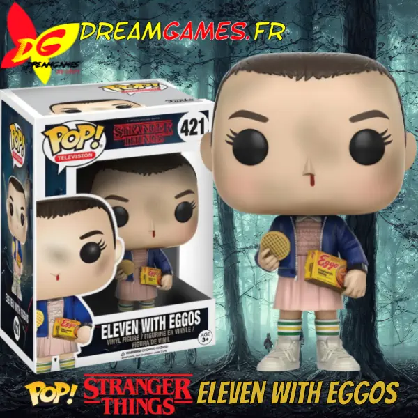 Funko Pop Stranger Things Eleven with Eggos 421 Box Fig