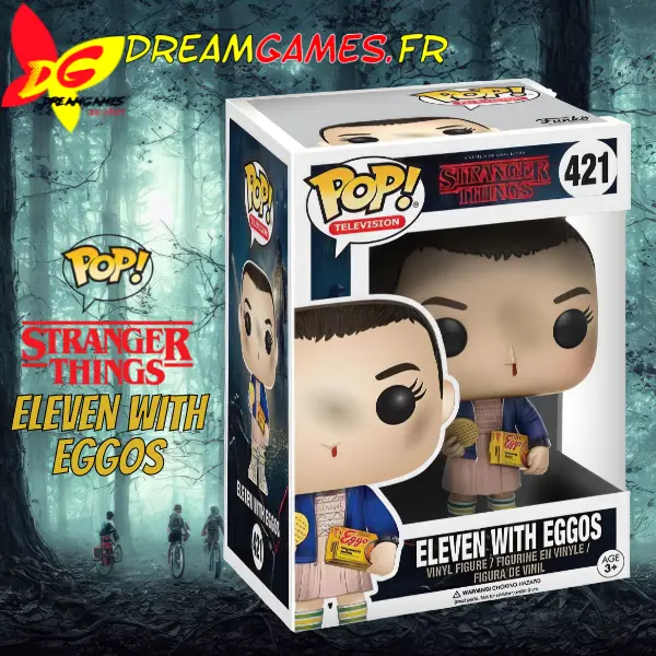 Funko Pop Stranger Things Eleven with Eggos 421 Box