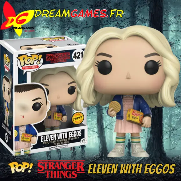 Funko Pop Stranger Things Eleven with Eggos 421 Chase Box Fig