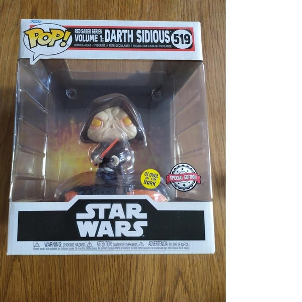 Funko Pop Star Wars Darth Sidious 519 Glows Special Edition - Image 7