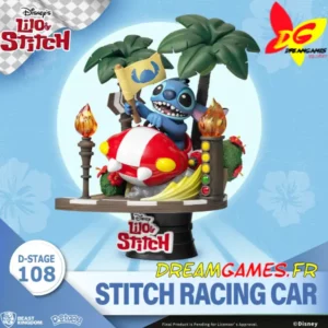 Diorama D-Stage Stitch Racing Car Lilo and Stitch 108 01
