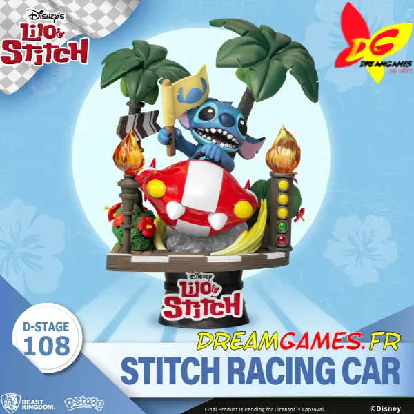 Diorama D-Stage Stitch Racing Car Lilo and Stitch 108 02